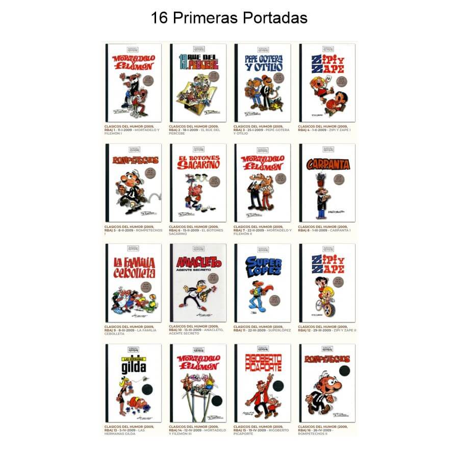 CLÁSICOS DEL HUMOR - RBA – Colección Completa – 40 Tomos En Formato PDF - Descarga Inmediata