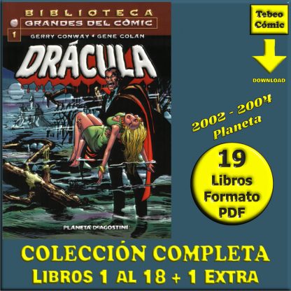 DRÁCULA - 2002 - Planeta - Colección Completa - 19 Libros En Formato PDF - Descarga Inmediata