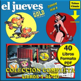 EL JUEVES LUXURY GOLD COLLECTION - RBA – Colección Completa – 40 Libros En Formato PDF - Descarga Inmediata