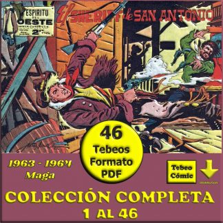 ESPIRITU DEL OESTE - 1963 - Colección Completa - 46 Tebeos En Formato PDF - Descarga Inmediata