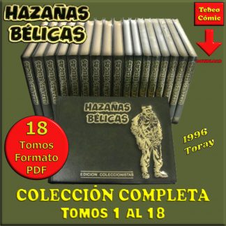 HAZAÑAS BÉLICAS - Edición Coleccionistas - 1996 – Colección Completa – 18 Tomos En Formato PDF - Descarga Inmediata