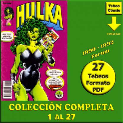 HULKA – 1990 - Forum - Colección Completa – 27 Tebeos En Formato PDF - Descarga Inmediata