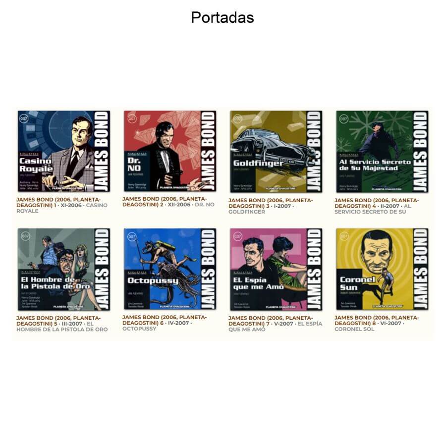 JAMES BOND 007 - 2006 - Planeta - Colección Completa - 8 Libros En Formato PDF - Descarga Inmediata