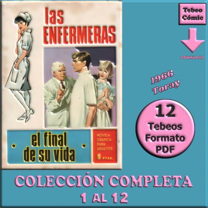 LAS ENFERMERAS - 1966 – Colección Completa – 12 Tebeos En Formato PDF - Descarga Inmediata