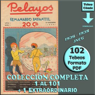 Pelayos - 1936 - Colección Completa - 102 Tebeos En Formato PDF - Descarga Inmediata