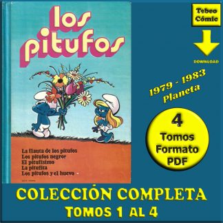 LOS PITUFOS - 1979 - Colección Completa - 4 Tomos En Formato PDF - Descarga Inmediata