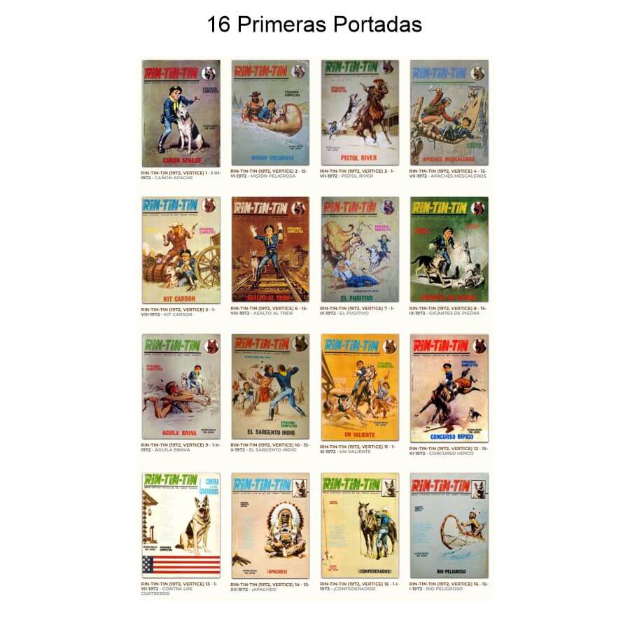 RIN-TIN-TIN - 1972 - Vértice – Colección Completa – 30 Tebeos En Formato PDF - Descarga Inmediata