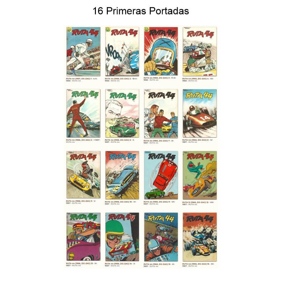 RUTA 44 - 1966 – Colección Completa – 36 Tebeos En Formato PDF - Descarga Inmediata