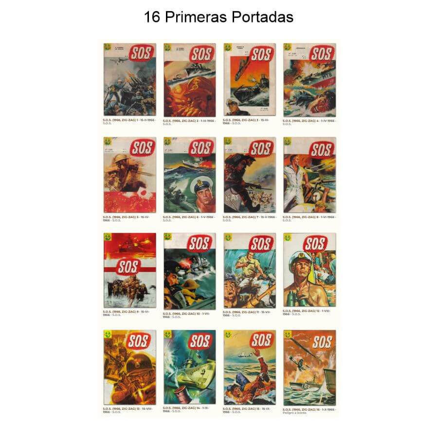 S.O.S. - 1966 – Colección Completa – 85 Tebeos En Formato PDF - Descarga Inmediata