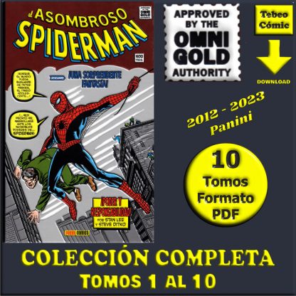 EL ASOMBROSO SPIDERMAN - 2012 - OMNIGOLD – Colección Completa – 10 Tomos En Formato PDF - Descarga Inmediata