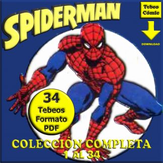 SPIDERMAN - Los daily-strip comics de Stan Lee y John Romita - 1989 – Colección Completa – 34 Tebeos En Formato PDF - Descarga Inmediata