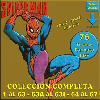 SPIDERMAN - Vértice 1975 Vol. 3 – Colección Completa – 76 Tebeos En Formato PDF - Descarga Inmediata