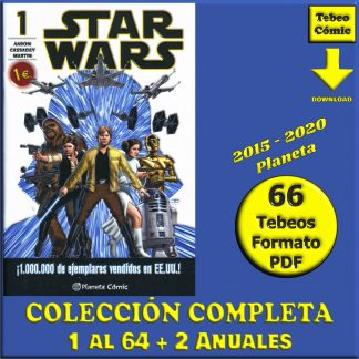 STAR WARS - 2015 – Colección Completa – 66 Tebeos En Formato PDF - Descarga Inmediata