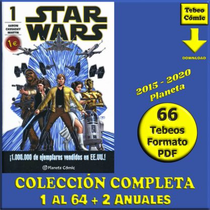 STAR WARS - 2015 – Colección Completa – 66 Tebeos En Formato PDF - Descarga Inmediata