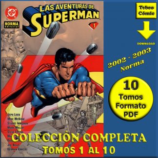 SUPERMAN, LAS AVENTURAS DE - 2002 - Colección Completa - 10 Tomos En Formato PDF - Descarga Inmediata