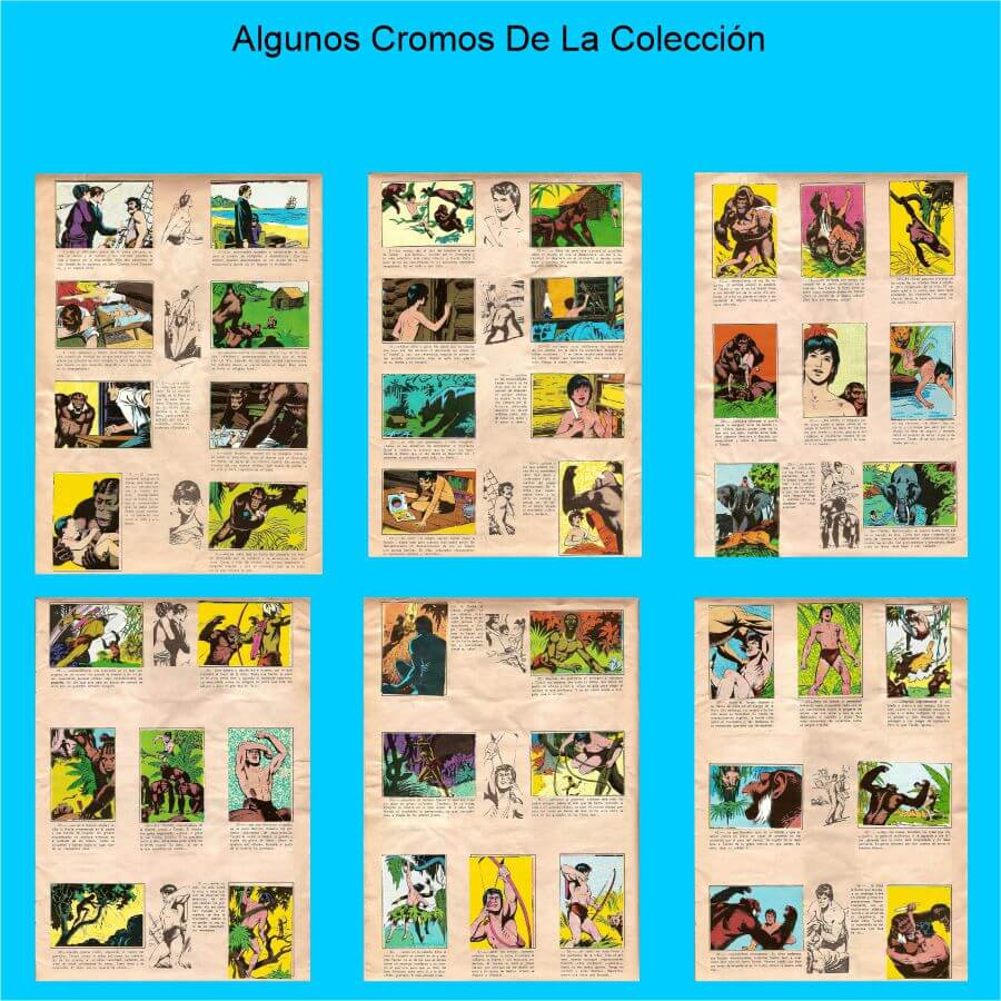 TARZÁN - 1969 - Fher – Colección Completa 175 Cromos - Álbum De Cromos En Formato PDF - Descarga Inmediata