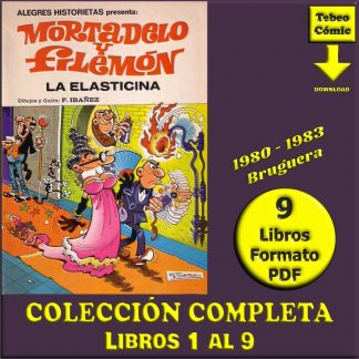 MORTADELO Y FILEMÓN - Alegres Historietas - 1980 - Colección Completa - 9 Libros En Formato PDF - Descarga Inmediata