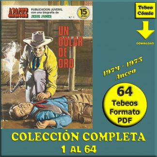 APACHE - 1974 - Colección Completa - 64 Tebeos En Formato PDF - Descarga Inmediata