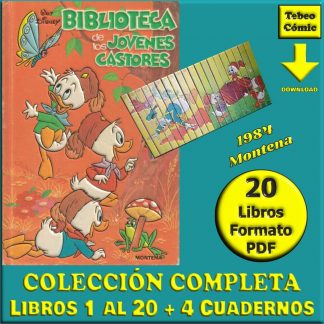 BIBLIOTECA DE LOS JÓVENES CASTORES – Colección Completa – 20 Libros + 4 Cuadernos De Campo - En Formato PDF - Descarga Inmediata