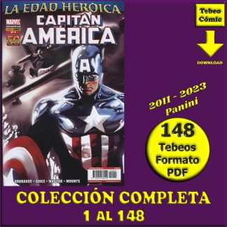 CAPITÁN AMÉRICA - Vol. 8 - 2011 - Colección Completa – 145 Tebeos En Formato PDF - Descarga Inmediata