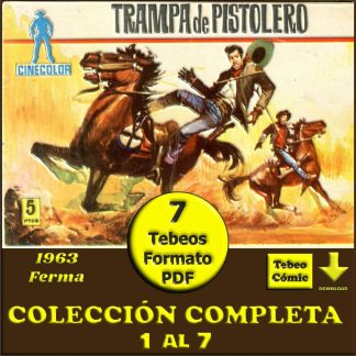 CINECOLOR - 1963 – Ferma - Colección Completa – 7 Tebeos En Formato PDF - Descarga Inmediata