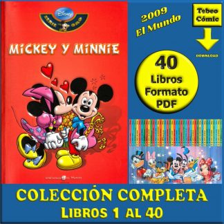 DISNEY SERIE ORO - 2009 - El Mundo – Colección Completa – 40 Libros En Formato PDF - Descarga Inmediata