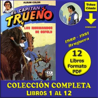 EL CAPITÁN TRUENO - Álbum Color - 1980 - Colección Completa - 12 Libros En Formato PDF - Descarga Inmediata