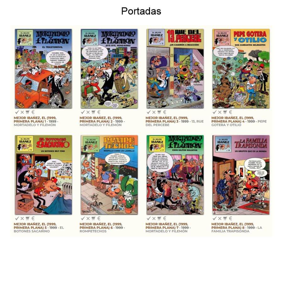 EL MEJOR IBÁÑEZ - 1999 - Colección Completa - 8 Libros En Formato PDF - Descarga Inmediata