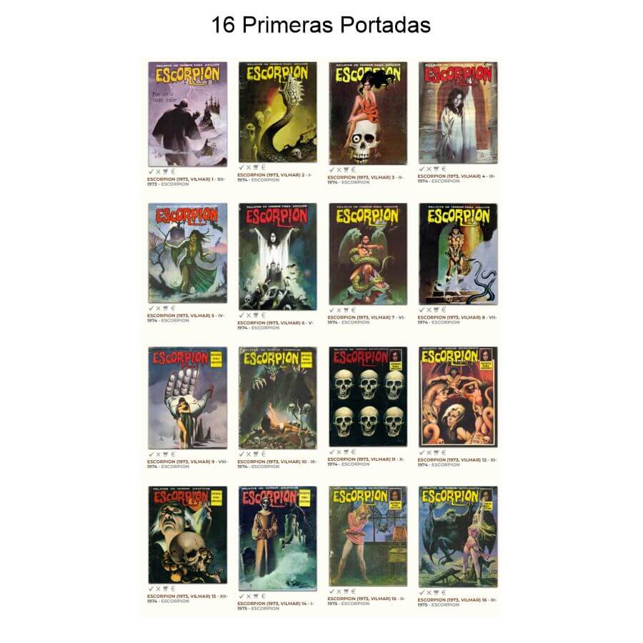 ESCORPION - 1973 – Colección Completa – 102 Tebeos En Formato PDF - Descarga Inmediata