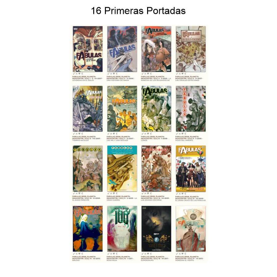 FÁBULAS - 2006 - Norma / Planeta – Colección Completa – 22 Libros En Formato PDF - Descarga Inmediata
