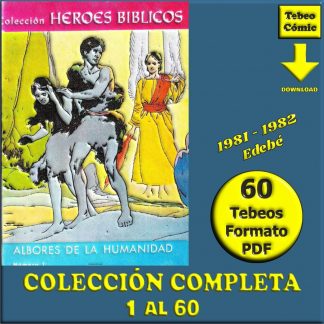 HÉROES BÍBLICOS - 1981 - Ediciones Don Bosco – Colección Completa – 60 Tebeos En Formato PDF - Descarga Inmediata