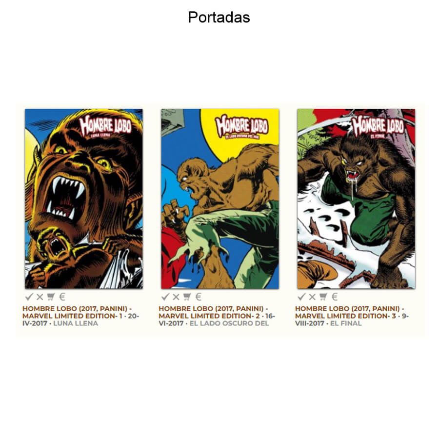 HOMBRE LOBO - 2017 - Marvel Limited Edition – Colección Completa - 3 Tomos En Formato PDF - Descarga Inmediata