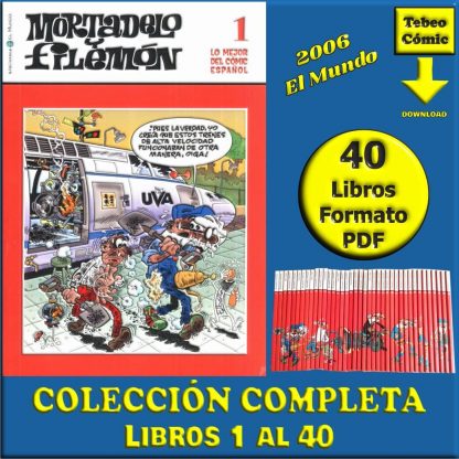 LO MEJOR DEL CÓMIC ESPAÑOL - 2006 - El Mundo – Colección Completa – 40 Libros En Formato PDF - Descarga Inmediata