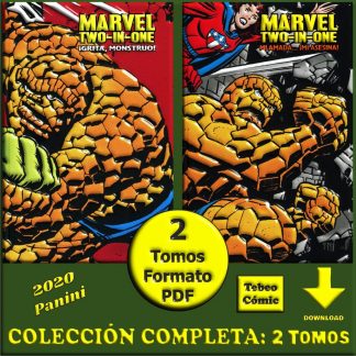MARVEL TWO-IN-ONE - 2020 - Marvel Limited Edition – Colección Completa – 2 Tomos En Formato PDF - Descarga Inmediata
