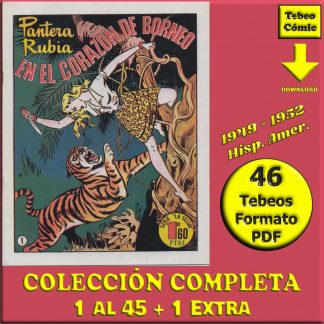 PANTERA RUBIA – 1949 - Colección Completa – 46 Tebeos En Formato PDF - Descarga Inmediata