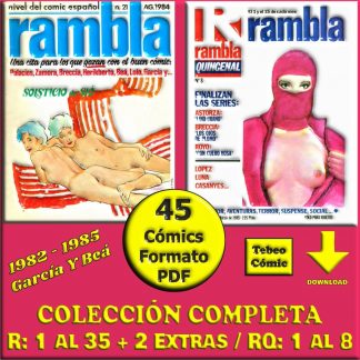 RAMBLA Y RAMBLA QUINCENAL – 1982 - Colección Completa – 45 Cómics En Formato PDF - Descarga Inmediata