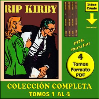 RIP KIRBY - 1976 - Buru Lan - Colección Completa - 4 Tomos En Formato PDF - Descarga Inmediata