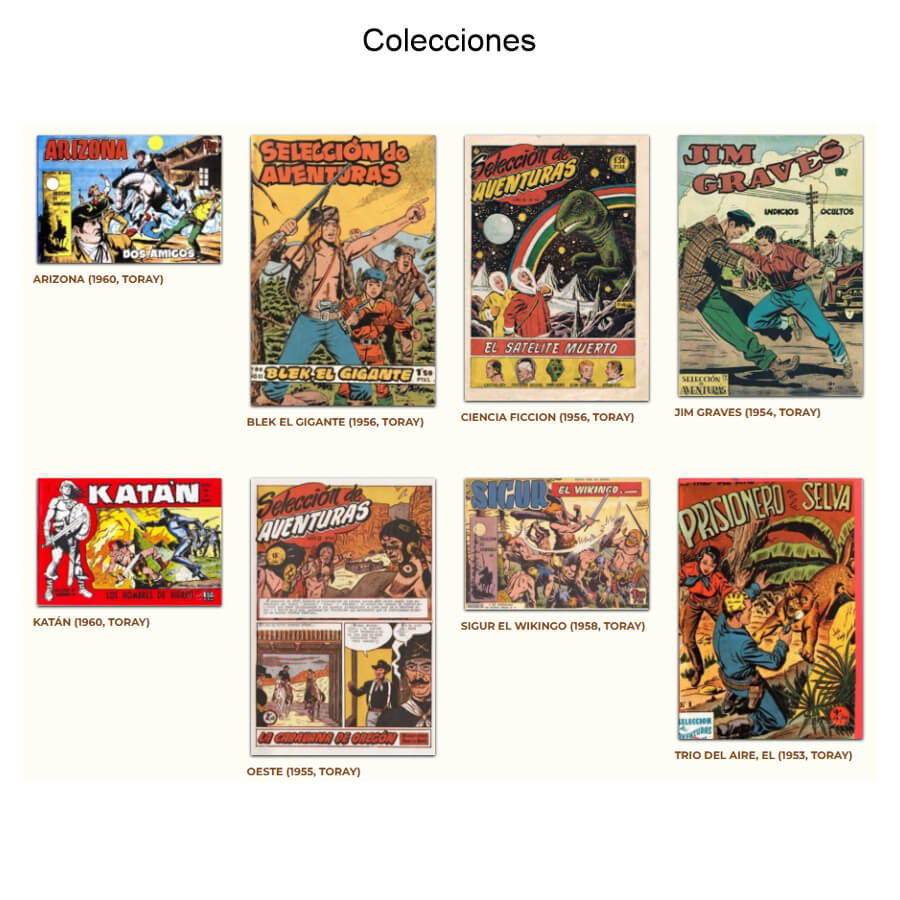 SELECCIÓN DE AVENTURAS – 1953 - Toray - Colección Completa – 253 Tebeos En Formato PDF - Descarga Inmediata
