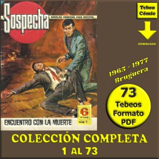 SOSPECHA – 1965 - Bruguera - Colección Completa – 73 Tebeos En Formato PDF - Descarga Inmediata