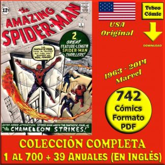 SPIDER-MAN (Spiderman) - En Inglés - USA Original - 1963 / 2014 - Colección Completa - 742 Cómics En Formato PDF - Descarga Inmediata