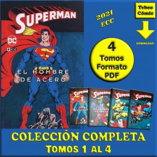 SUPERMAN EL HOMBRE DE ACERO - 2021 - Colección Completa - 4 Tomos En Formato PDF - Descarga Inmediata