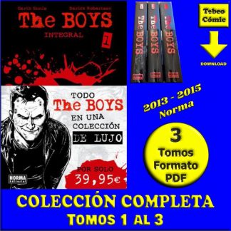 THE BOYS EDICIÓN INTEGRAL - 2013 - Colección Completa – 3 Tomos En Formato PDF - Descarga Inmediata