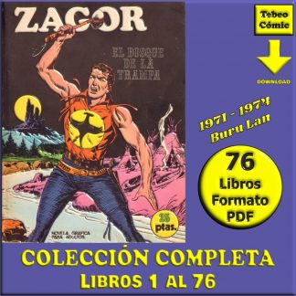 ZAGOR - 1971 - Buru Lan - Colección Completa - 76 Libros En Formato PDF - Descarga Inmediata
