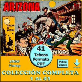 ARIZONA - 1960 - Toray – Colección Completa – 41 Tebeos En Formato PDF - Descarga Inmediata