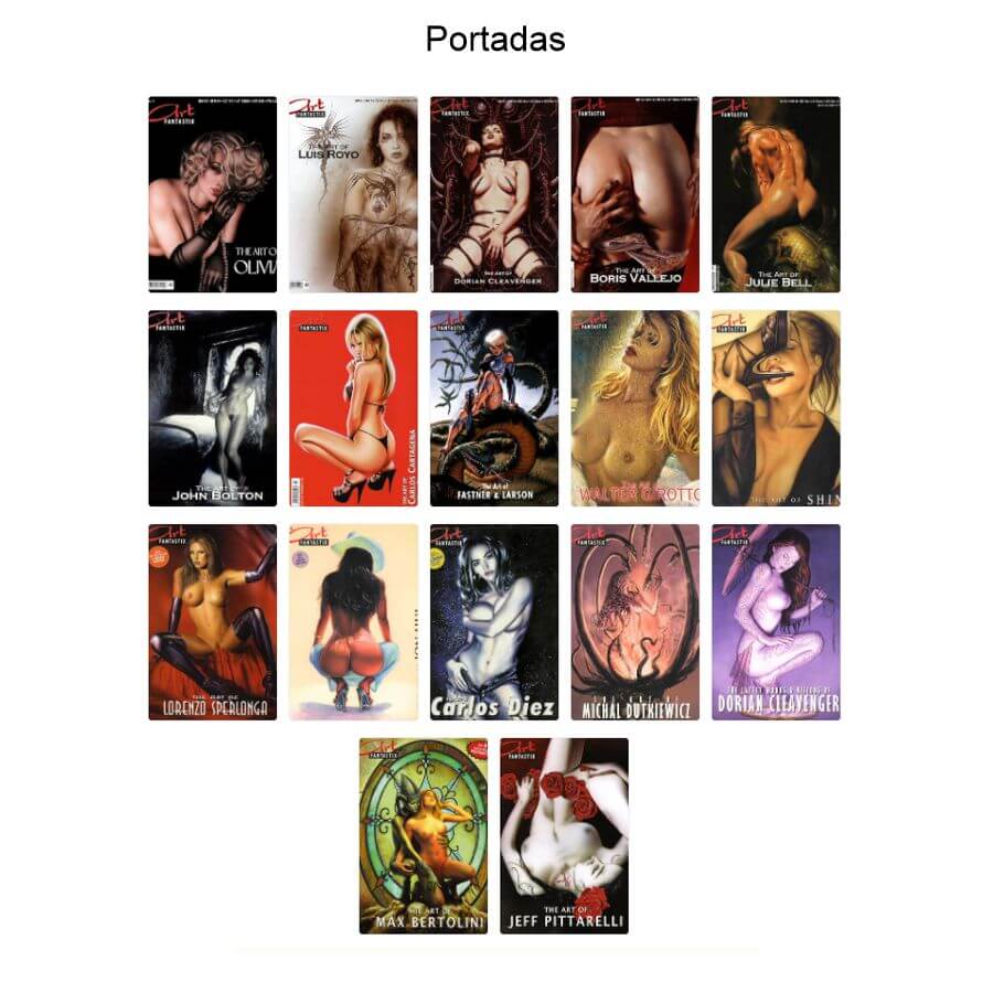 ART FANTASTIX - 2002 - En Alemán - MG Publishing – Colección Completa – 17 Libros En Formato PDF - Descarga Inmediata