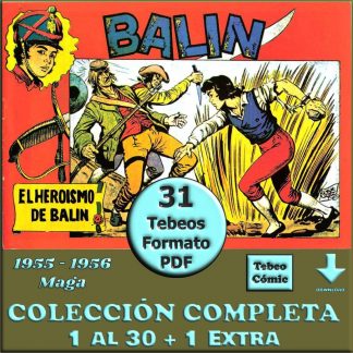 BALÍN - 1955 - Maga – Colección Completa – 31 Tebeos En Formato PDF - Descarga Inmediata