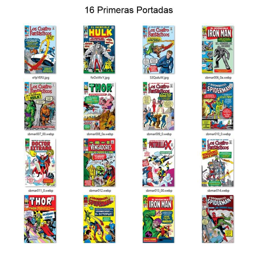 BIBLIOTECA MARVEL - En Color - 2022 - 20 Primeros Libros En Formato PDF - Descarga Inmediata