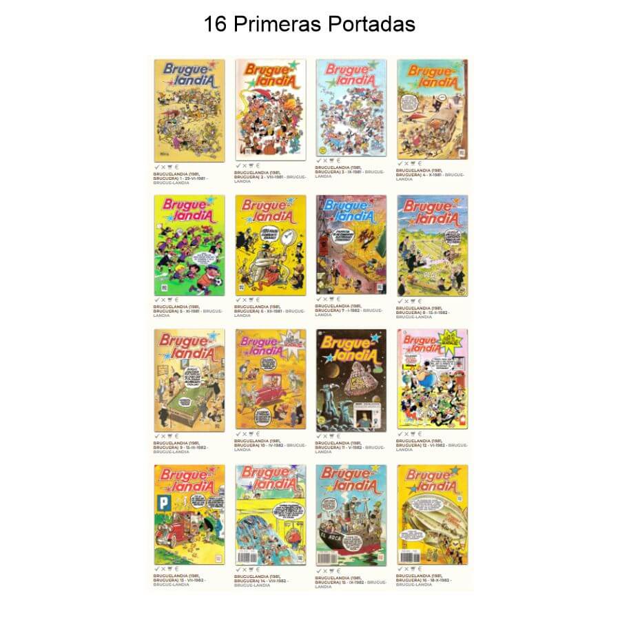 BRUGUELANDIA – 1981 – - Colección Completa – 29 Tebeos En Formato PDF - Descarga Inmediata