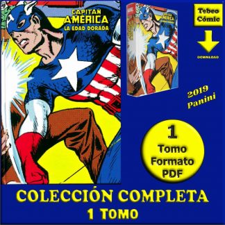 CAPITAN AMÉRICA - La Edad Dorada - 2019 - Marvel Limited Edition – Colección Completa – 1 Tomo En Formato PDF - Descarga Inmediata