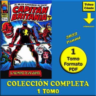 CAPITÁN BRITANIA - 2022 - Marvel Limited Edition – Colección Completa – 1 Tomo En Formato PDF - Descarga Inmediata